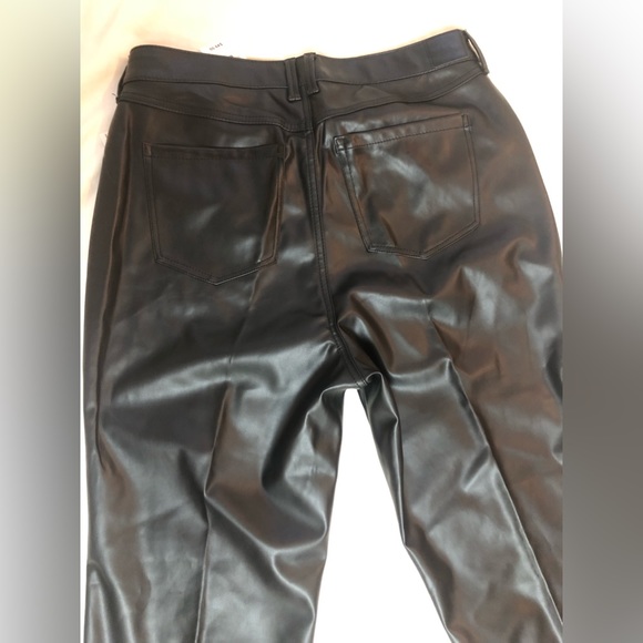 DOLLHOUSE HIGH RISE FLARE VEGAN LEATHER PANTS SIZE: 14w - Picture 7 of 10